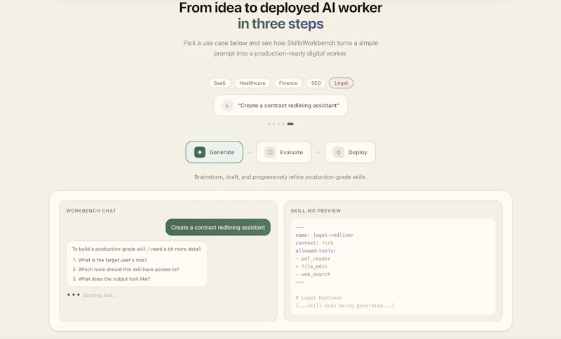 AI Skills Workbench screenshot 3