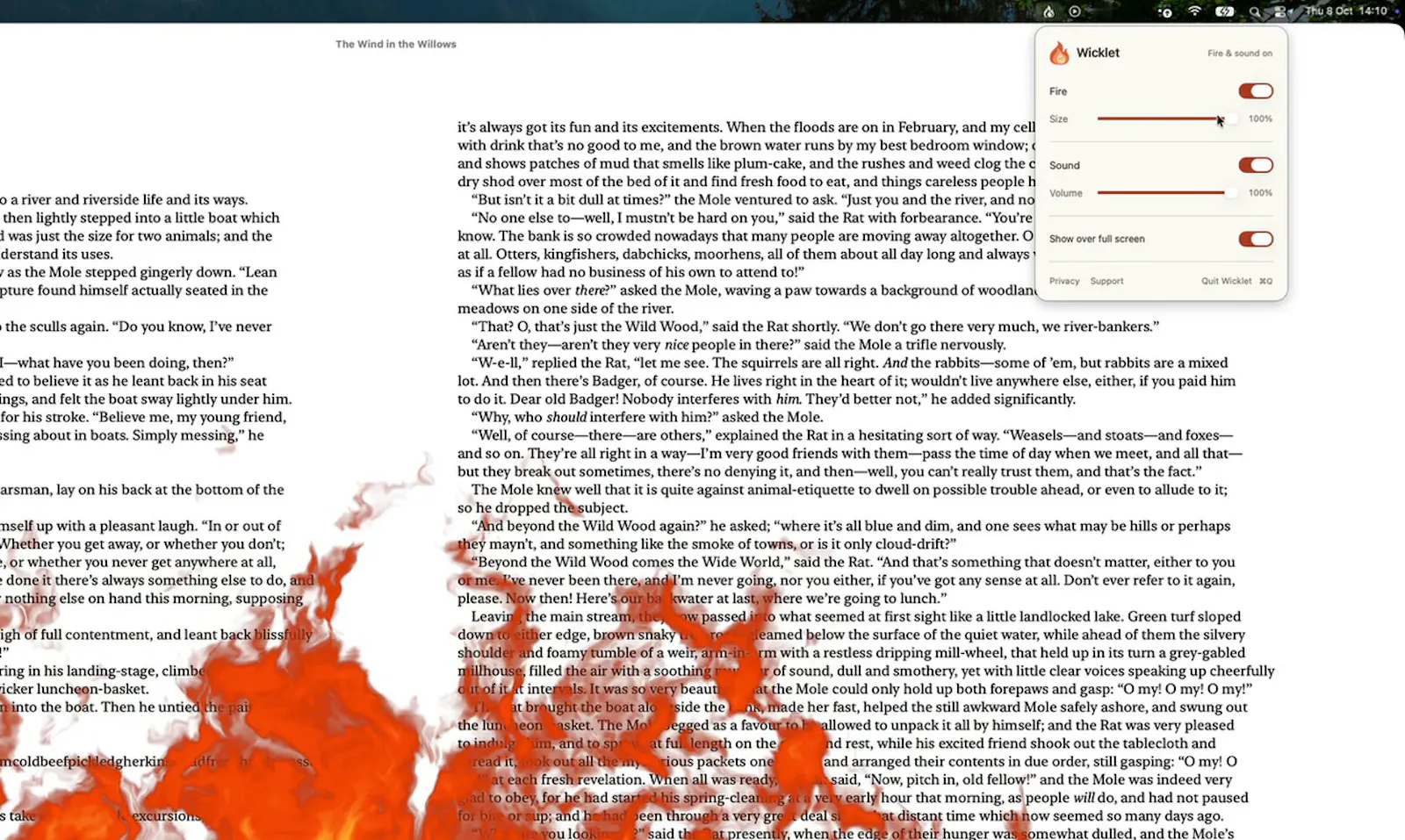 Wicklet screenshot 4