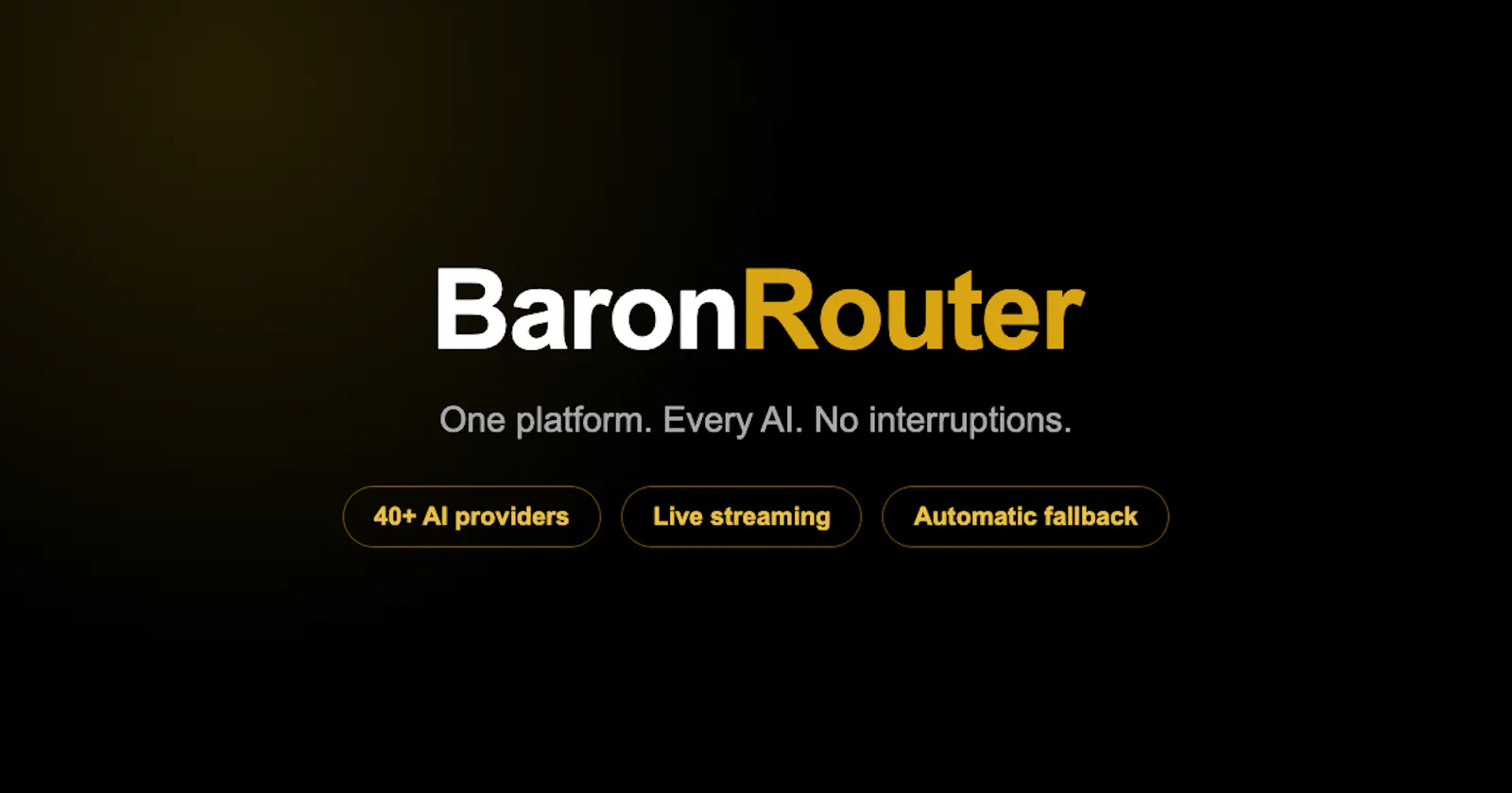 BaronRouter screenshot 1