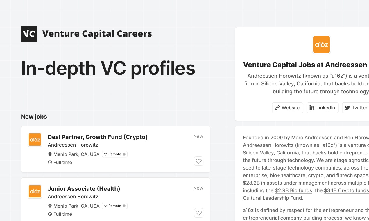 Venture Capital Careers gallery image