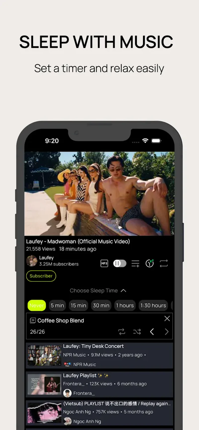 Musho: Focus Audio Player screenshot 4