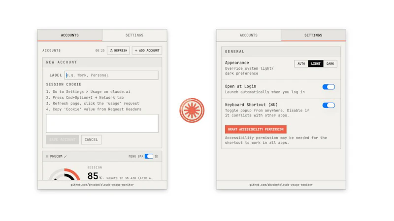 Claude Usage Monitor screenshot 3