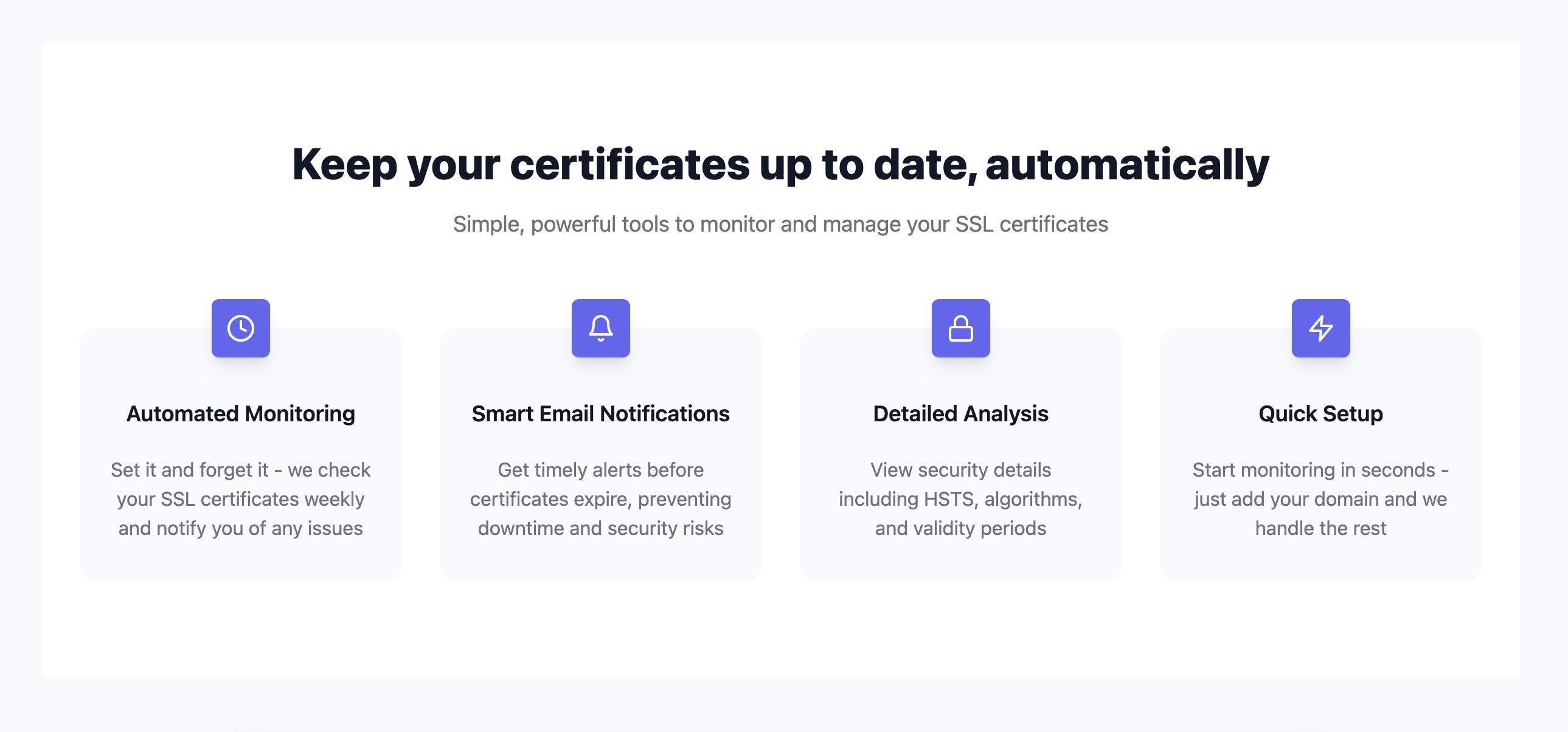 Certcobra - Word gewaarschuwd wanneer SSL -certificaten op het punt staan ​​te vervallen media 3