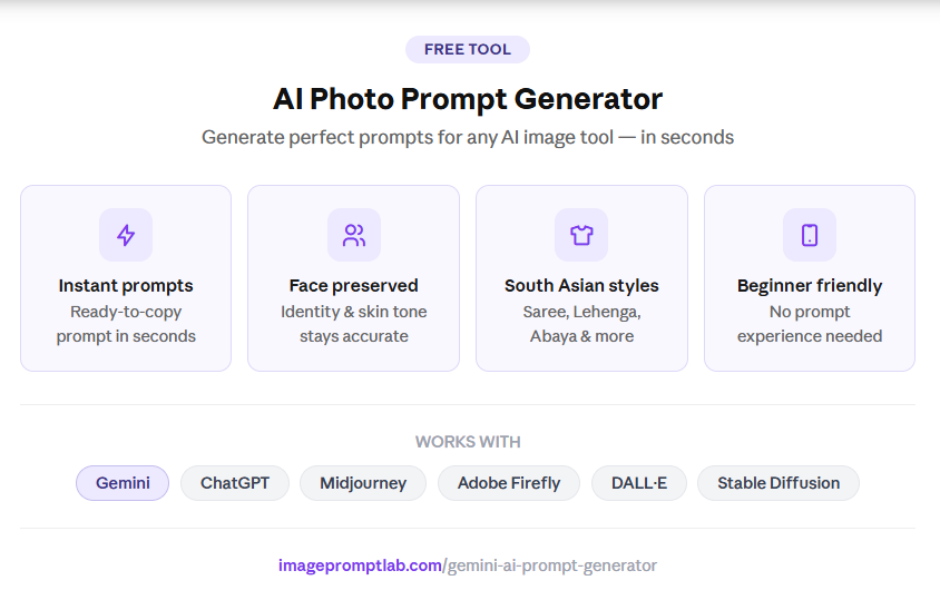 AI Photo Prompt Generator gallery image