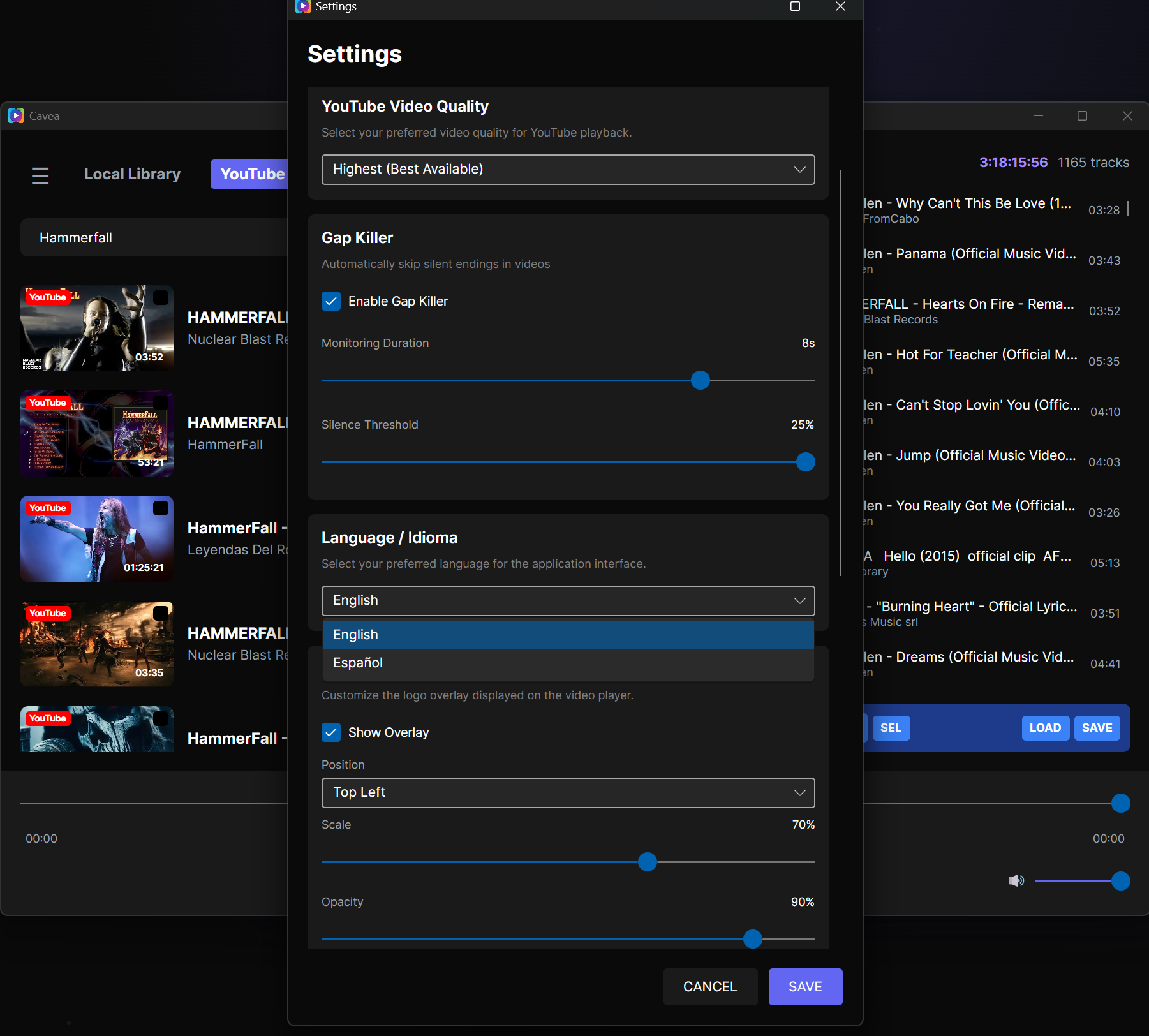 Cavea - Screenshot 3 showing product features and functionality