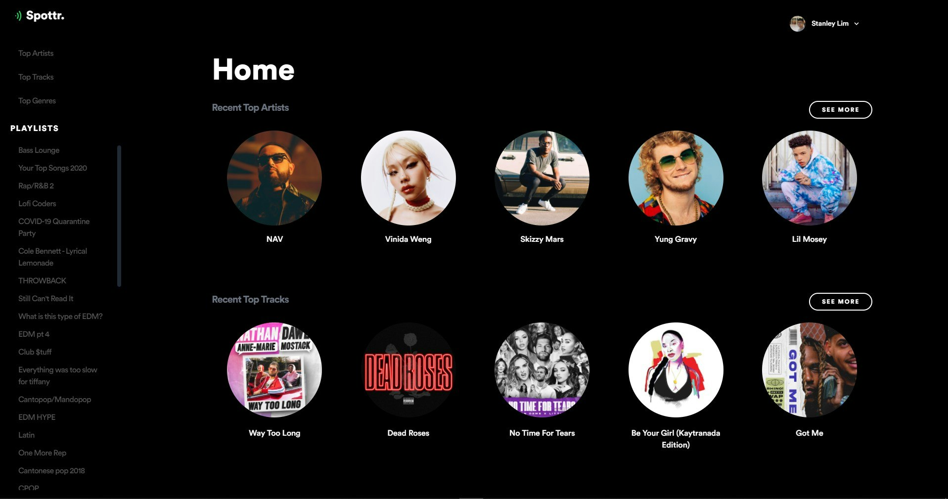 your spotify stats