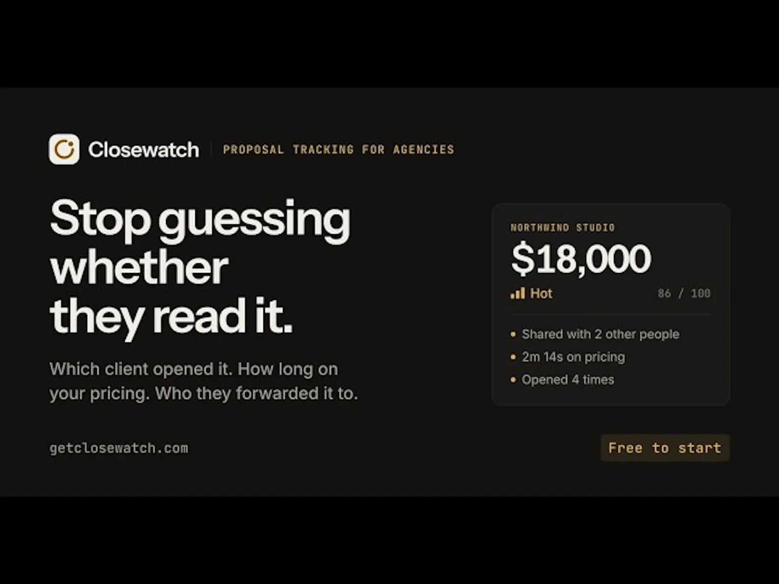 Closewatch screenshot 1 (video preview)