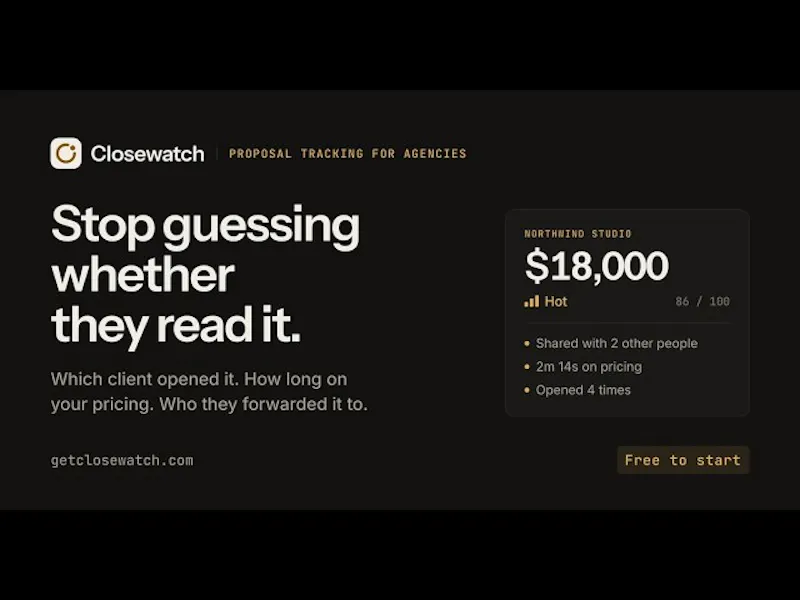 Closewatch screenshot 1 (video preview)