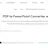 PDF to PowerPoint Converter with AI