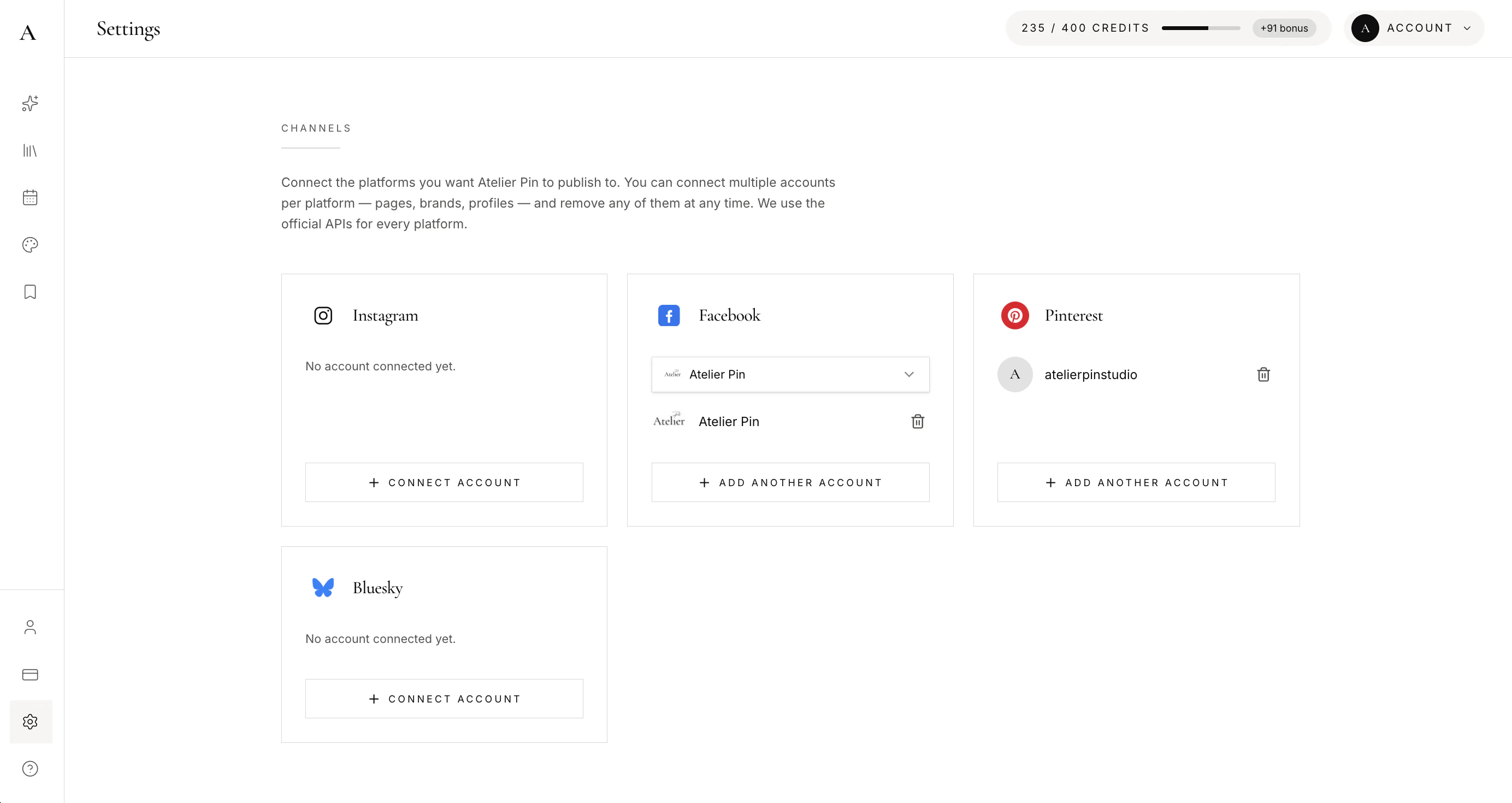 Atelier - The editorial pin studio screenshot 6