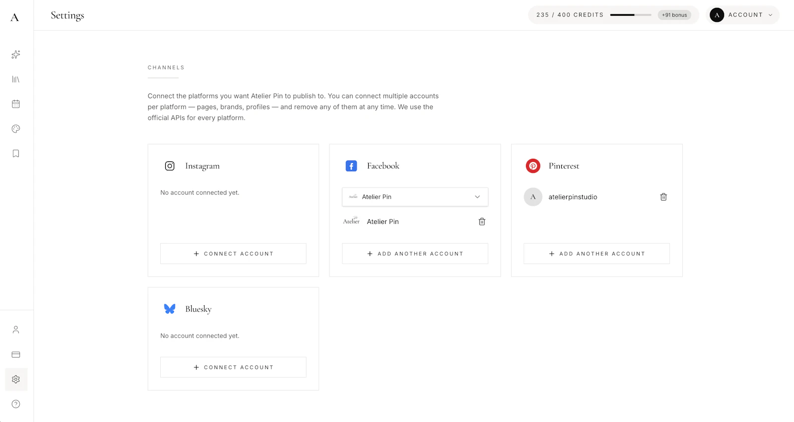 Atelier - The editorial pin studio screenshot 7