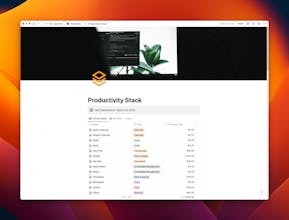 Productivity Stack Notion Template gallery image