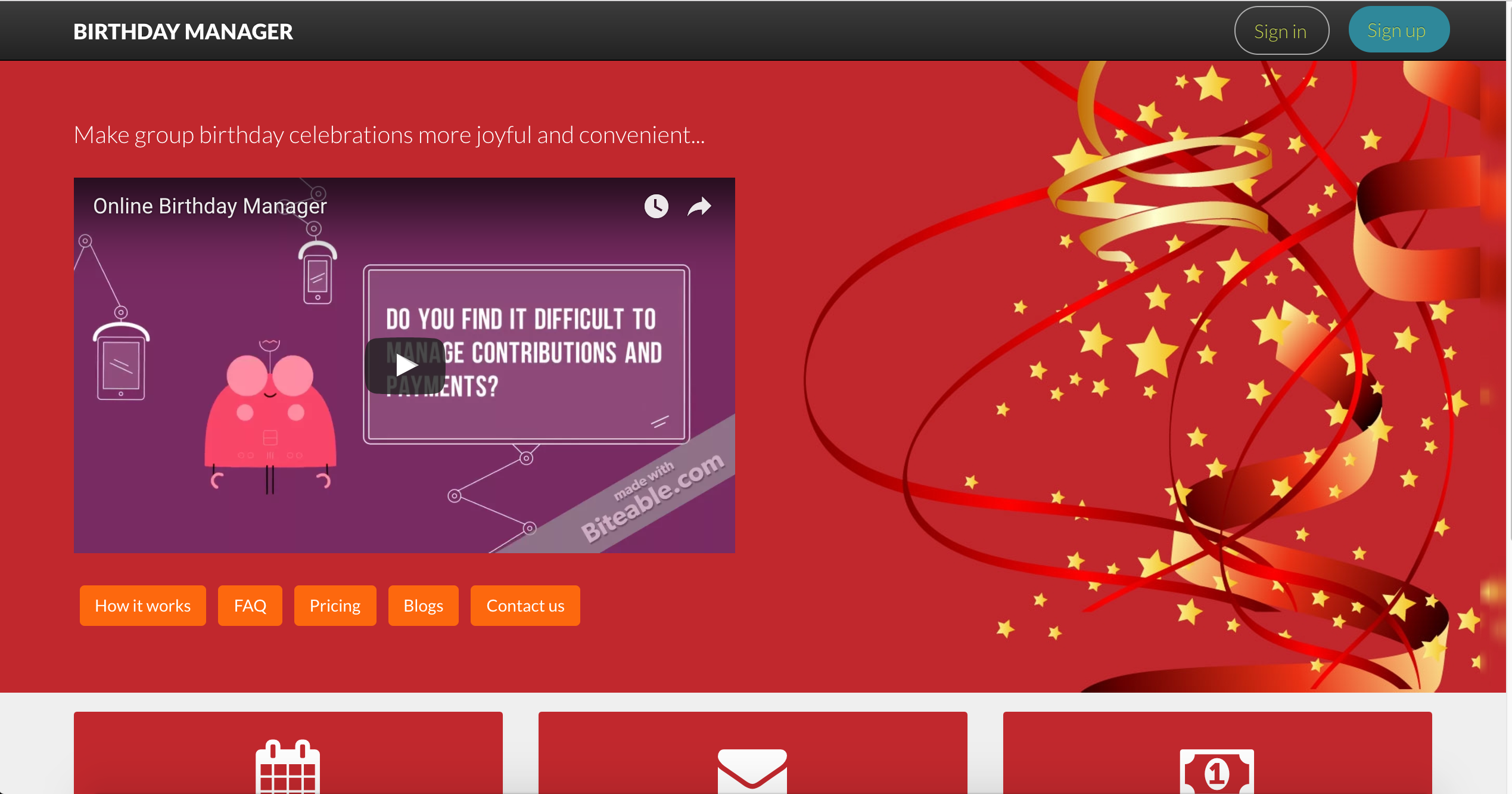 Online Birthday Manager gallery image