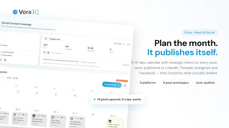Vora IQ - StartupOS for Founders screenshot 3