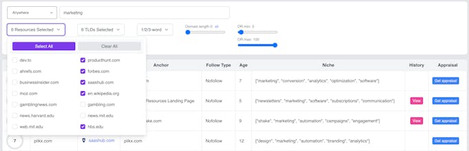 GoneDomains SEO Tool gallery image