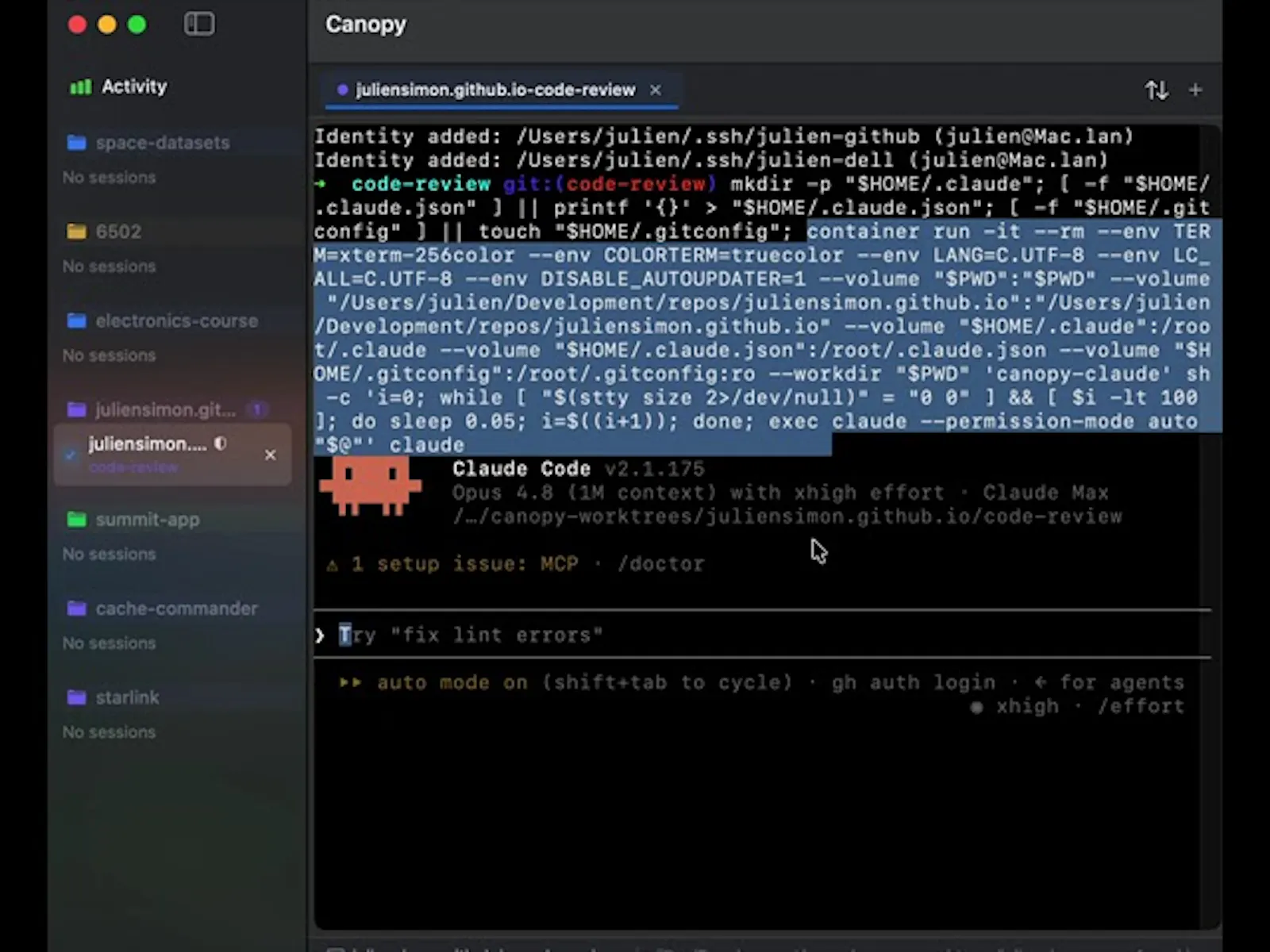 Canopy screenshot 1 (video preview)