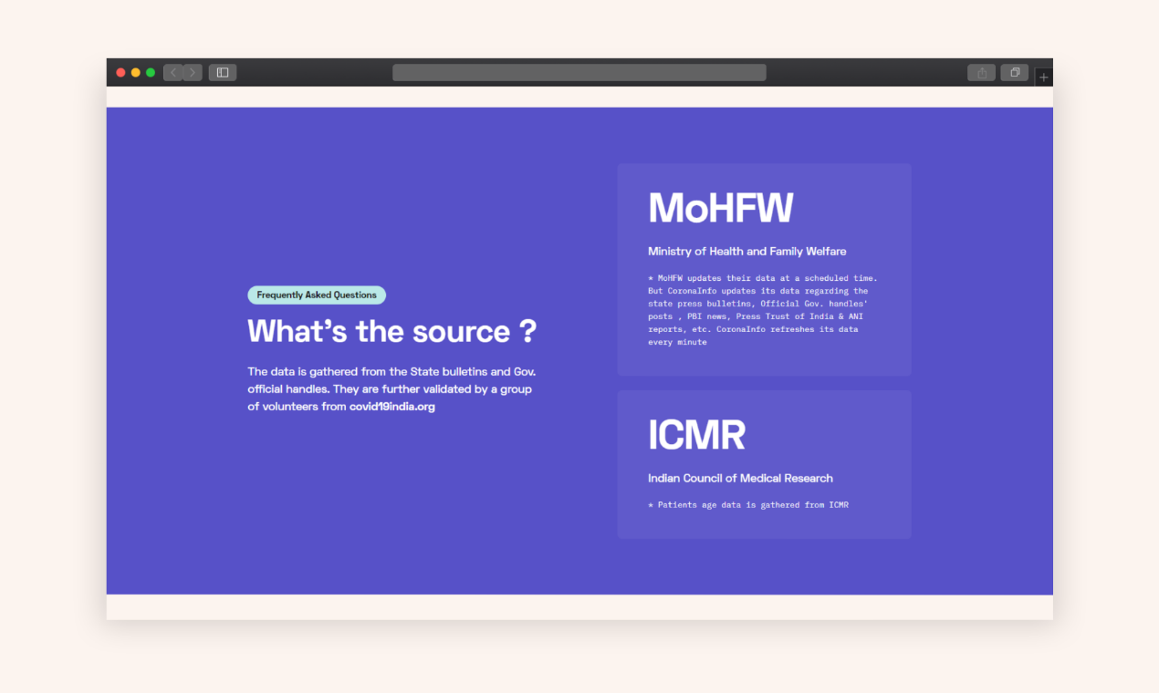 Corona Info - India gallery image