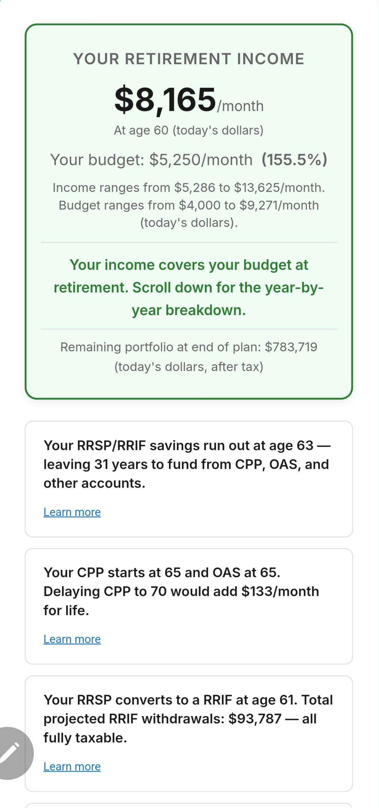 Educational Retirement Planner gallery image