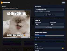 Good Morning Meme Generator gallery image