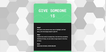 Give Someone a Dollar gallery image