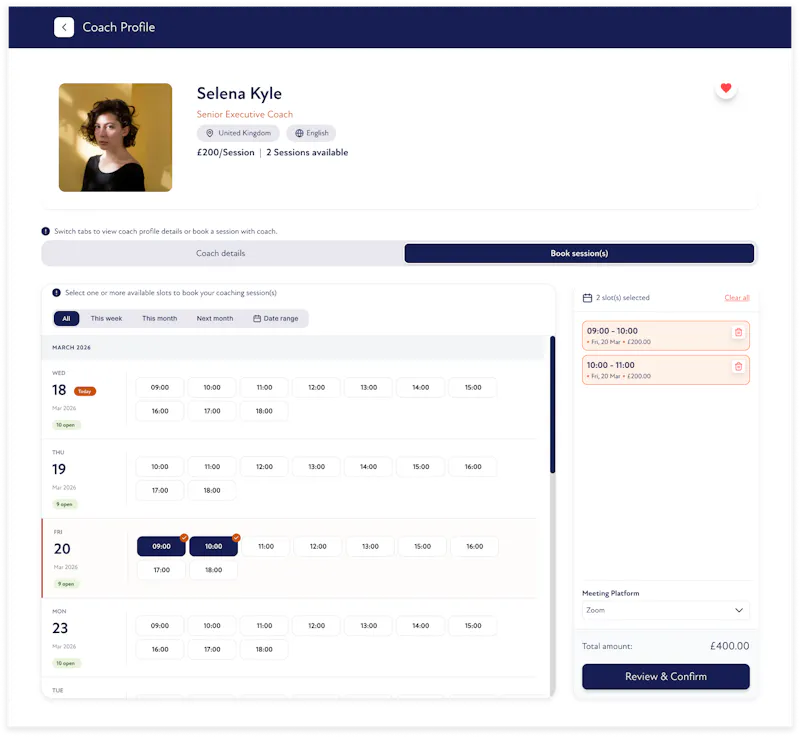 myonlinecoach screenshot 2