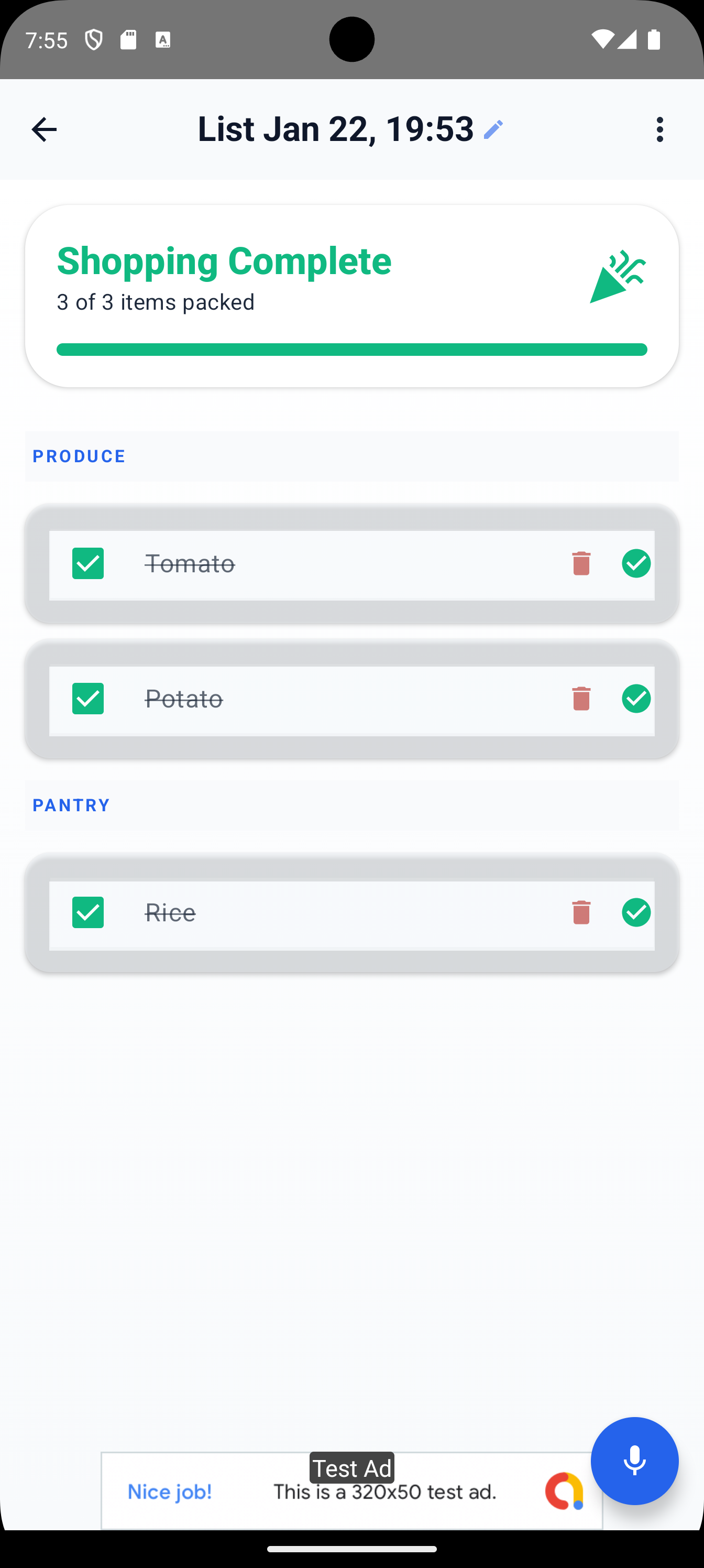 VoiceCart – Speak Your Grocery List gallery image