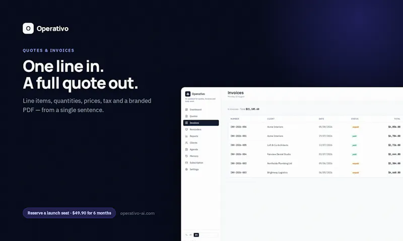 Operativo-AI screenshot 2