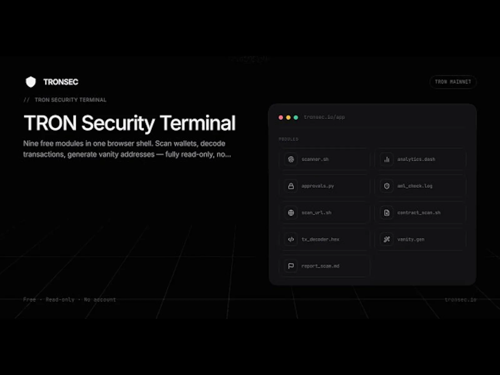 TRONSEC screenshot 1 (video preview)