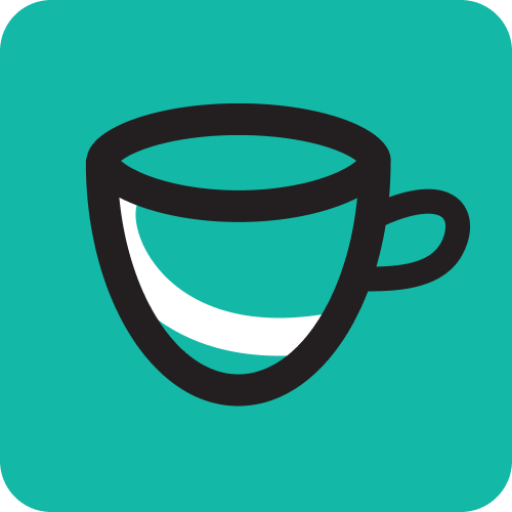 Coffitivity Expanded Library - Product Hunt launch logo and brand identity