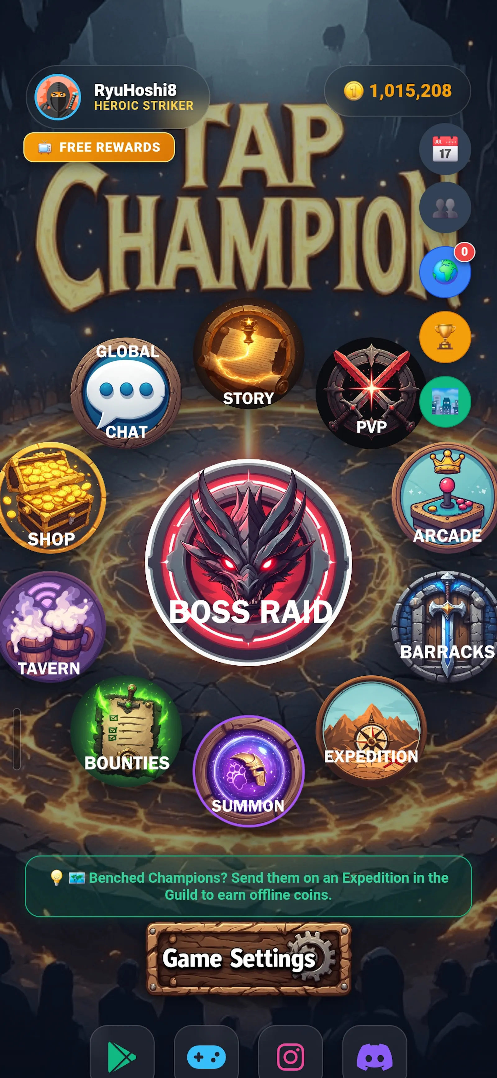 Tap Champion - Tap to be the strongest. screenshot 9