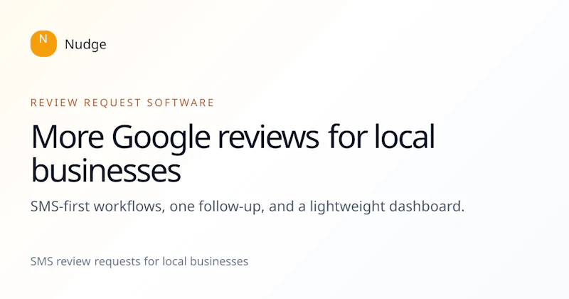 Nudge.reviews screenshot 1