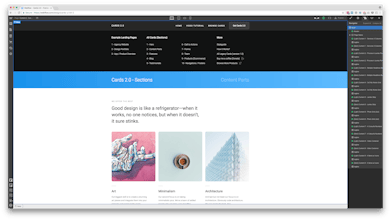 Cards 2.0 - Framework & UI Kit for Webflow gallery image