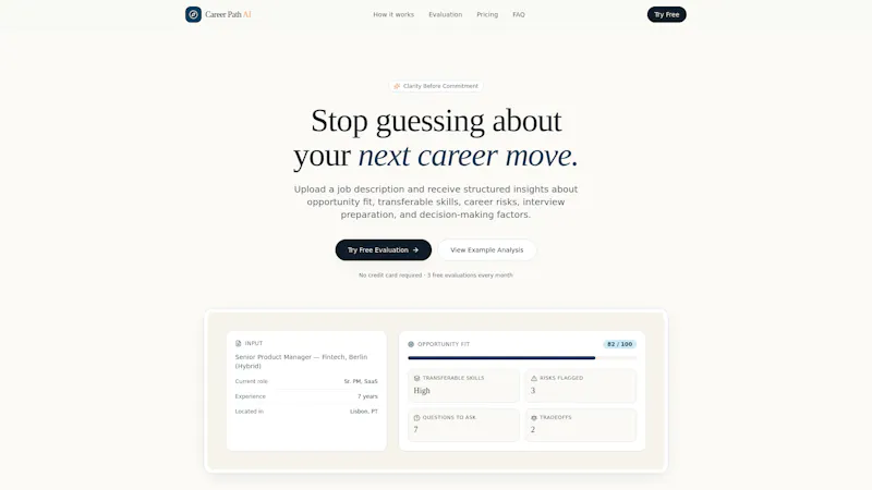 Career Path AI screenshot 1