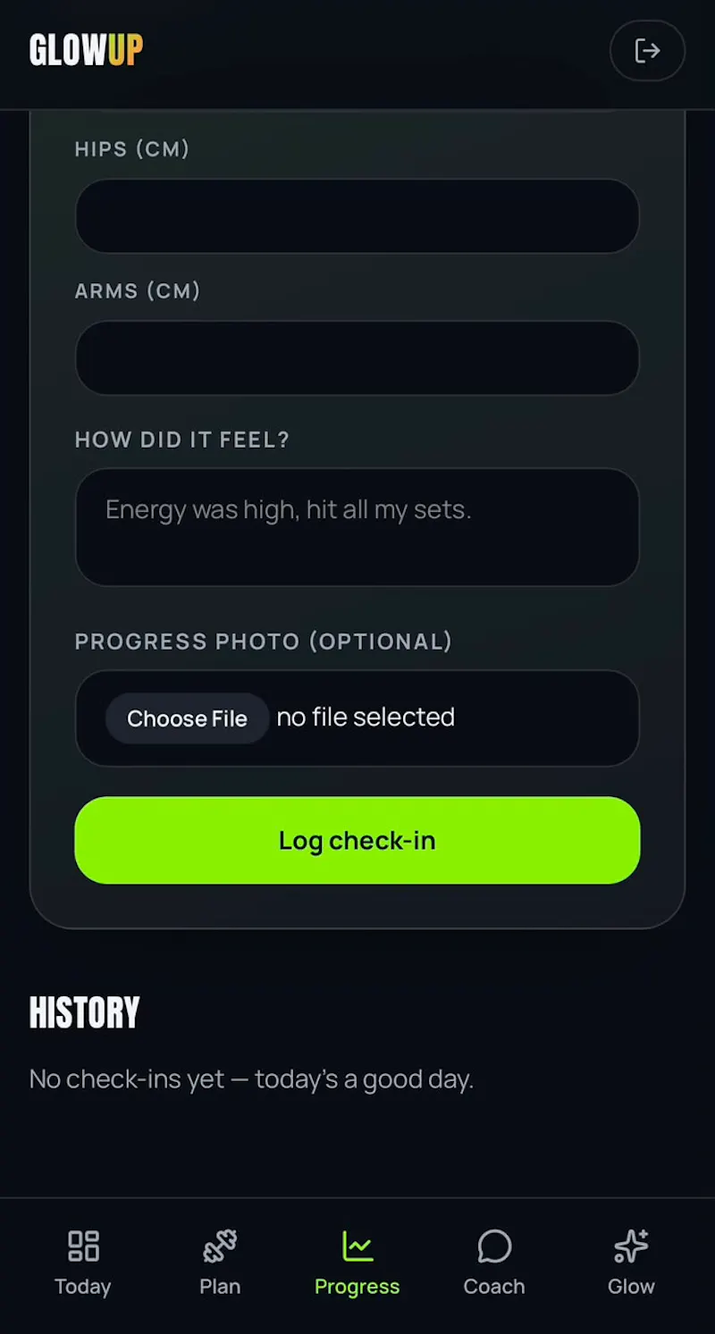 GlowUp Couch screenshot 2