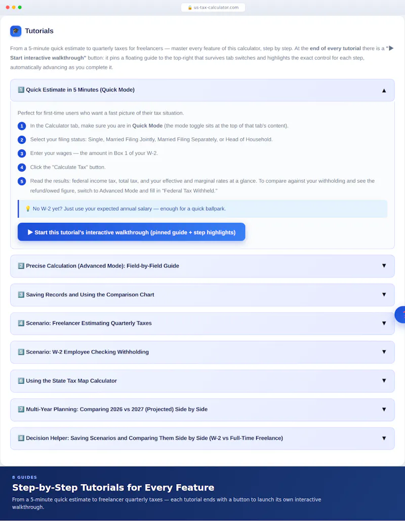 US Tax Calculator 2026 screenshot 7