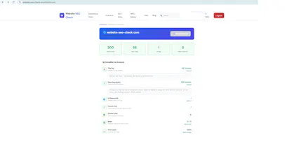 Website SEO Check gallery image