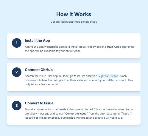 Issue Pilot gallery image