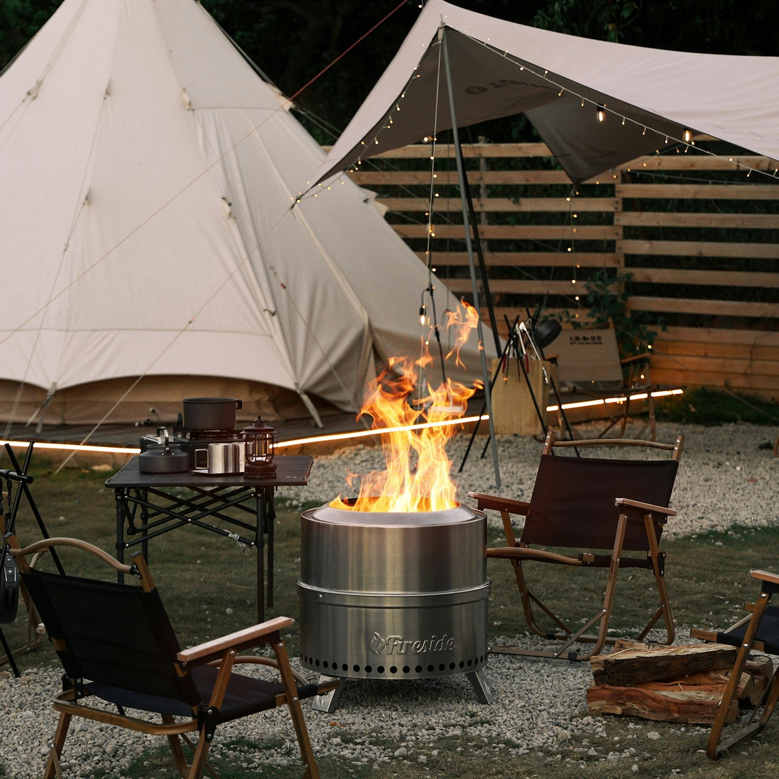 TURBRO Smokeless Outdoor Fire Pit