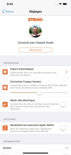 Workout Export gallery image