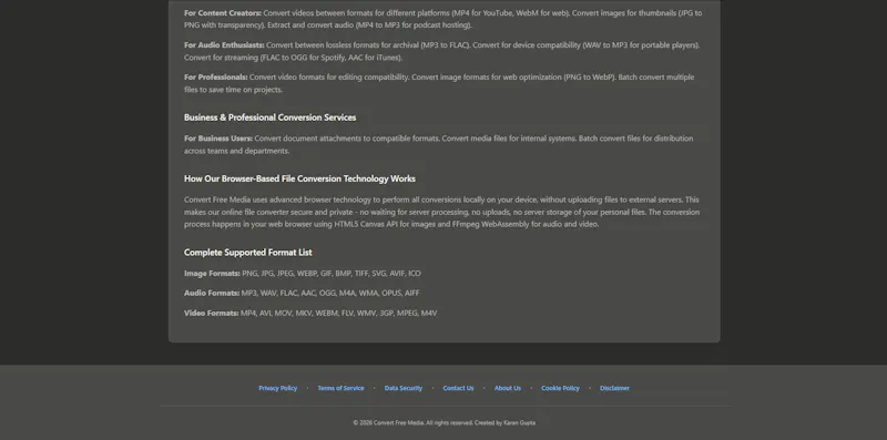 Convert Free Media screenshot 2