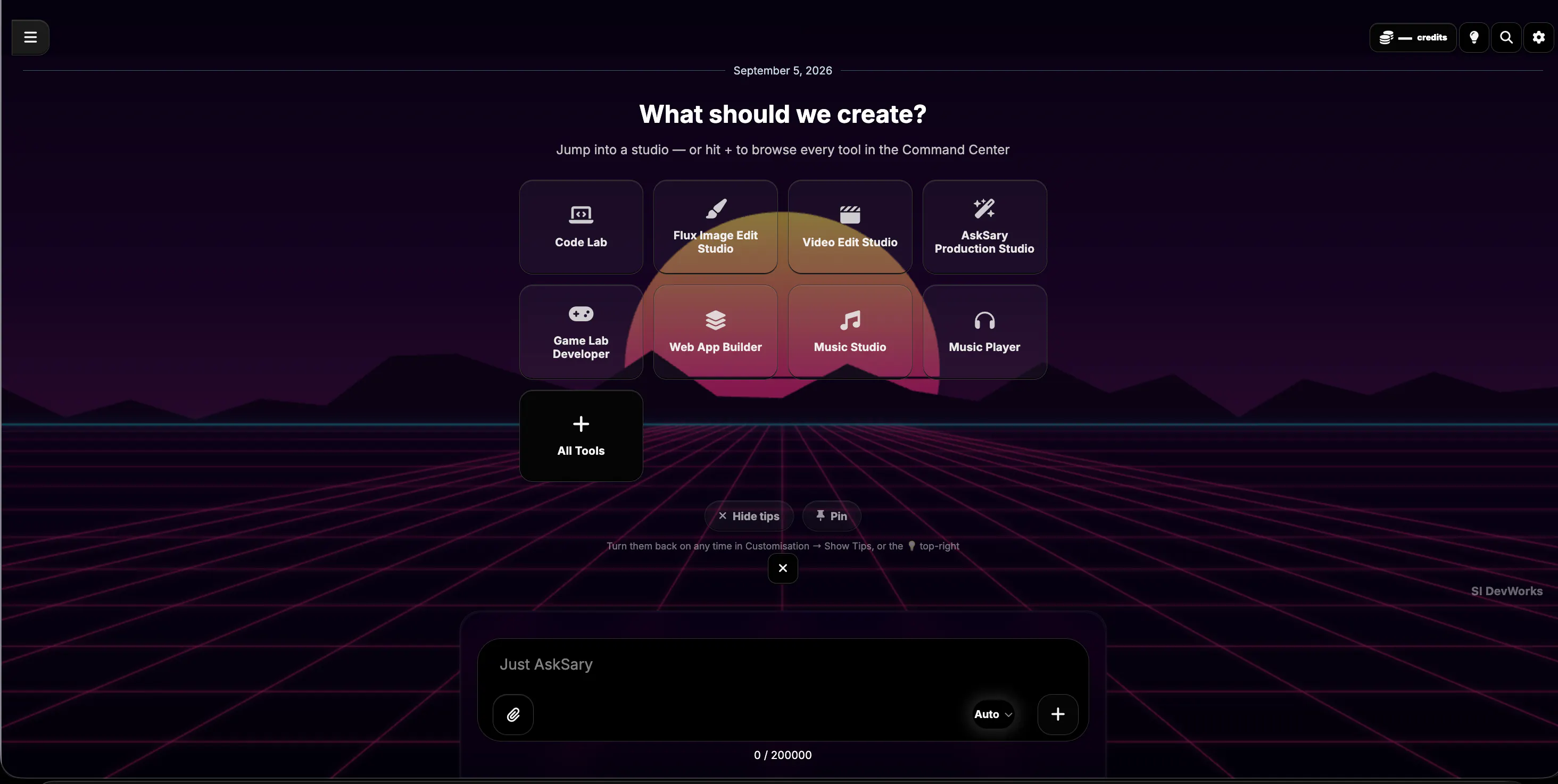 AskSary - BYOK-supported AI Studio gallery image