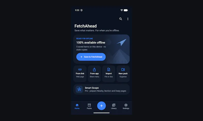 FetchAhead screenshot 2