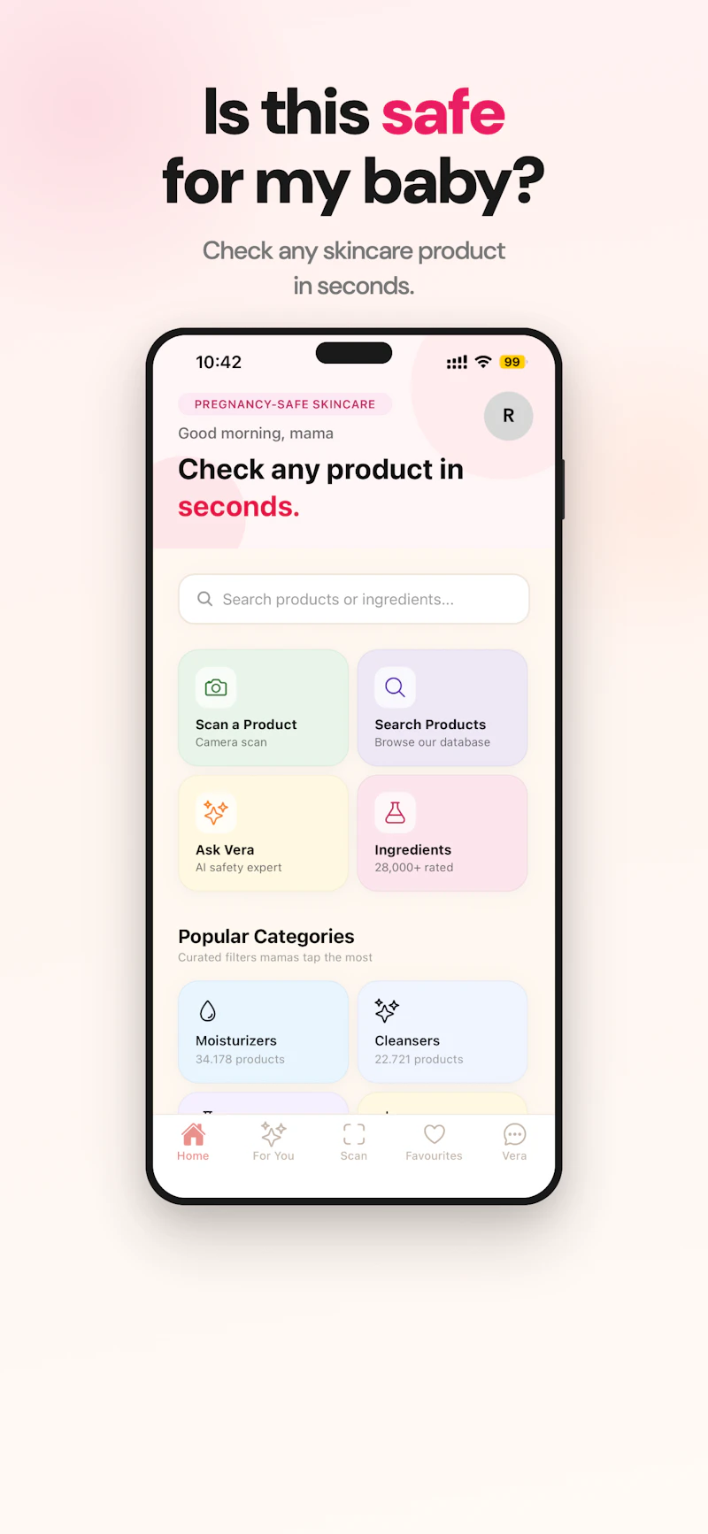 VeriMom screenshot 2