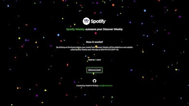 Discover Weekly Autosaver gallery image