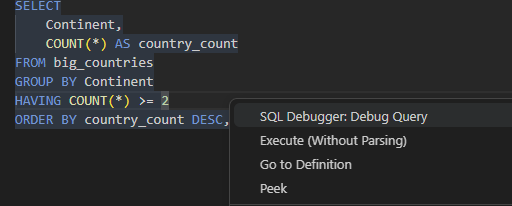 SQL Visual Debbuger gallery image