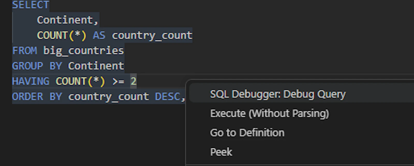 SQL Visual Debbuger screenshot 4