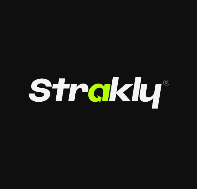 Strakly - Product Hunt launch logo and brand identity