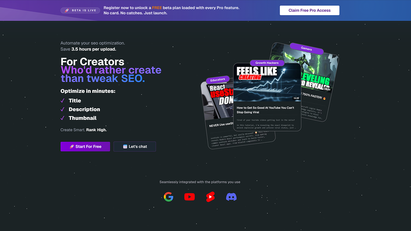 Viral Rocket - Main screenshot showing features and interface