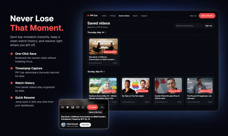 PiP Cue screenshot 4