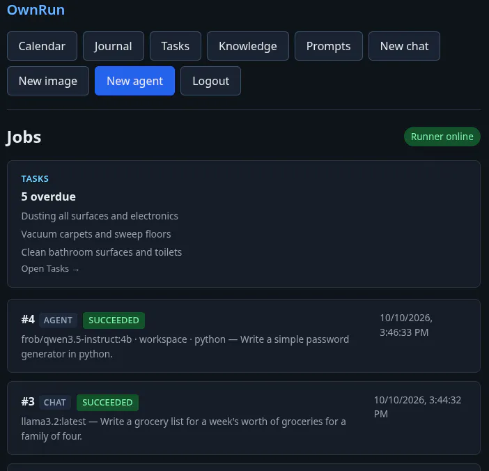 OwnRun gallery image